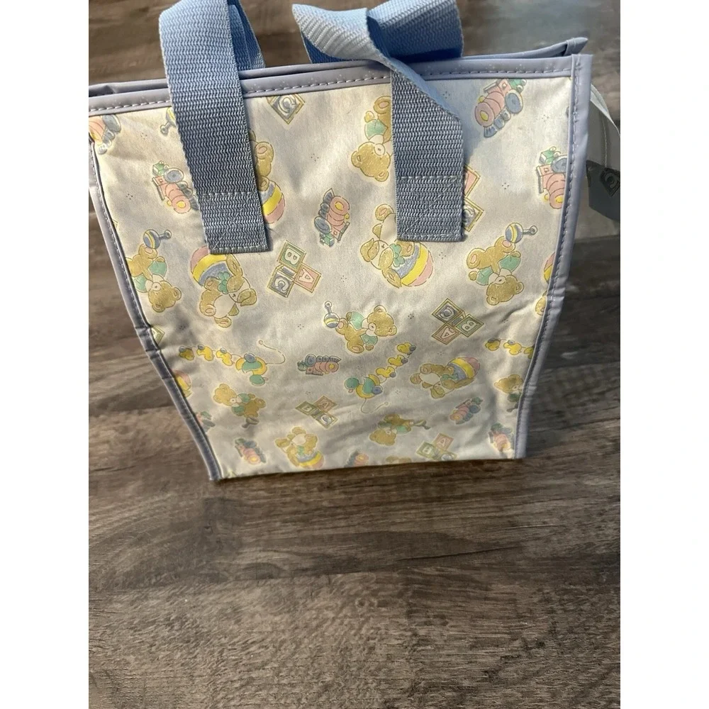 Vintage Insulated‎ Vinyl Diaper Bag Bottle Bag